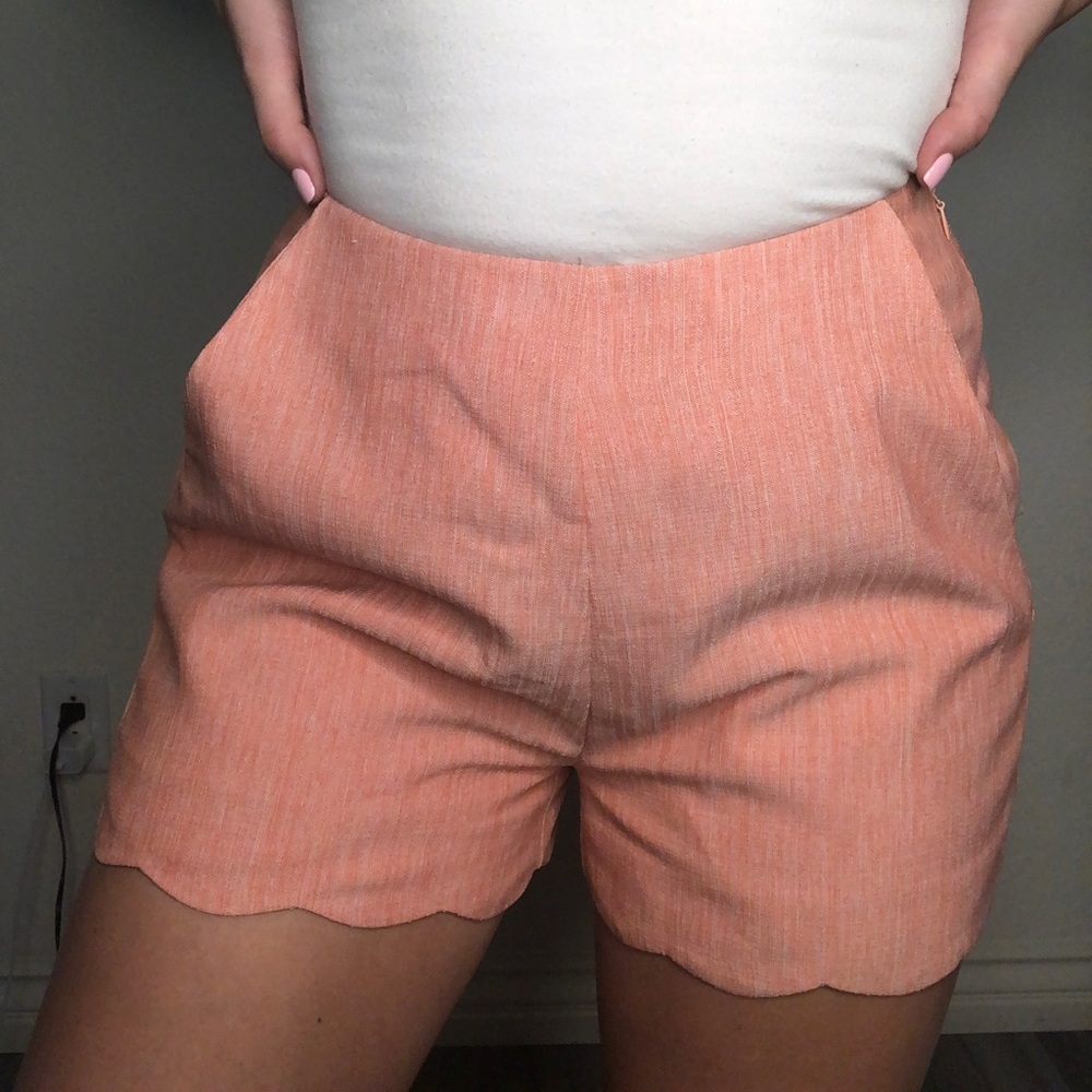 Pink dress shorts